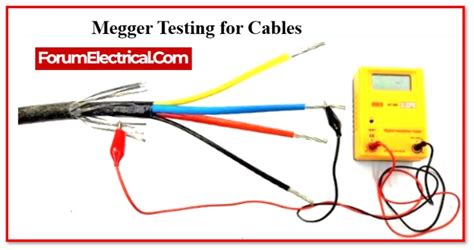 electrical megger test form|Megger Testing: Ensuring Electrical Wiring and Cable Integrity.